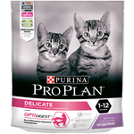 Сухой корм для котят Pro Plan Optidigest, при чувствительном пищеварении, с индейкой 400 г - изображение