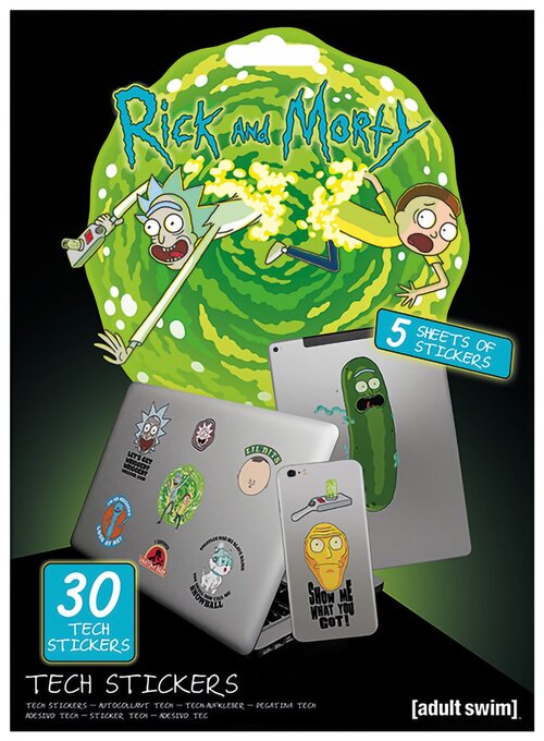 Наклейки Rick and Morty (Adventures) TS7410