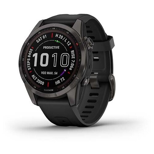 Смарт-часы Garmin fenix 7S Sapphire Sol Carbon Gray Smart Watch 010-02539-25 9580000₽