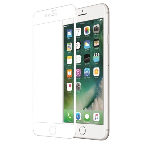 фото Защитное стекло для iphone 7 plus/8 plus (белое) чехлы и стекла