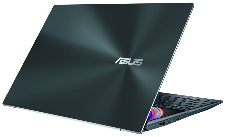 14 Ноутбук ASUS ZenBook Duo 14 UX482EGR-HY370W 1920x1080 Intel Core i7 29 ГГц RAM 16 ГБ SSD 1024 ГБ GeForce MX450 Windows 11 Home 90NB0S51-M002T0 Celestial Blue