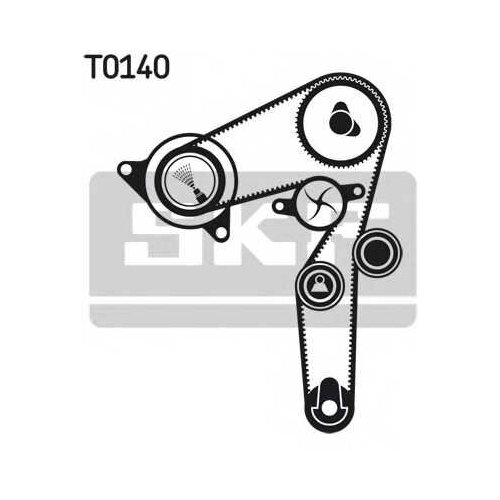 Комплект ремня ГРМ ALFA ROMEO/FIAT/SAAB/OPEL 1.9D 04- SKF VKMA 05193