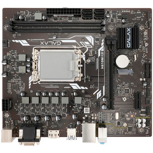 Материнская плата GALAX H610M LGA1700 Micro-ATX OEM