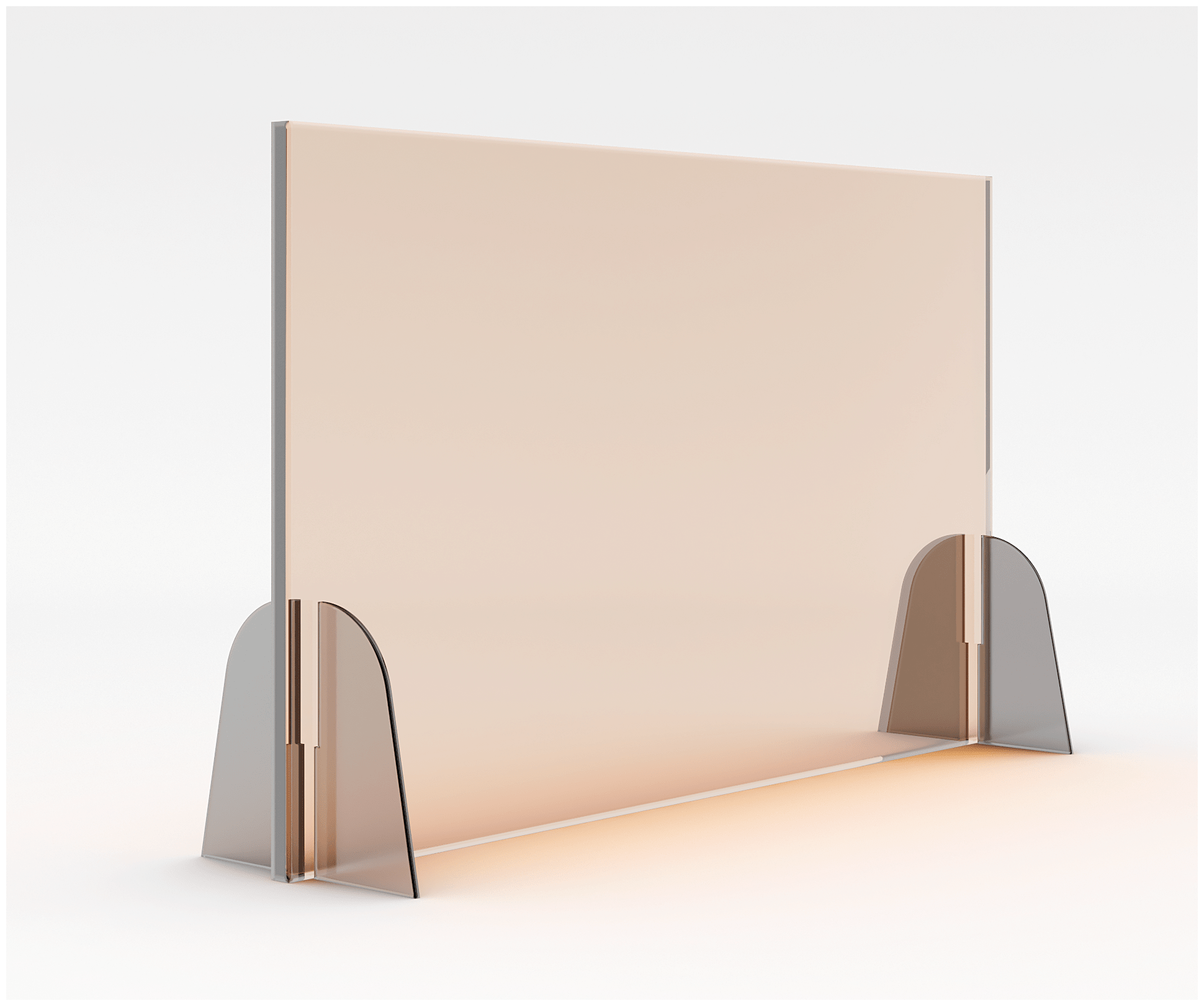 фото Стекло для камина печи Мета Амур, Дуэт – 90*276*4 мм.