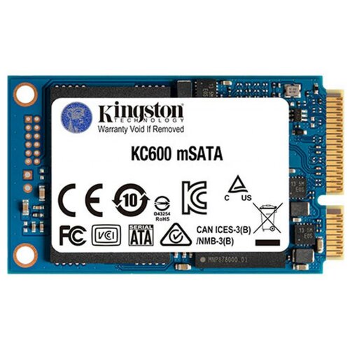 SSD диск Kingston mSATA 256Gb KC600 Series 524500₽