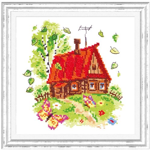 фото 37-04 "яркое лето". набор для вышивания крестом чудесная игла 15 х 17 см.