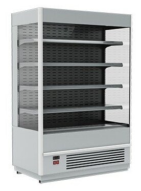 Холодильная горка Полюс FС 20-07 VM 0,7-2 (Carboma Cube 1930/710 ВХСп-0,7) ночная шторка