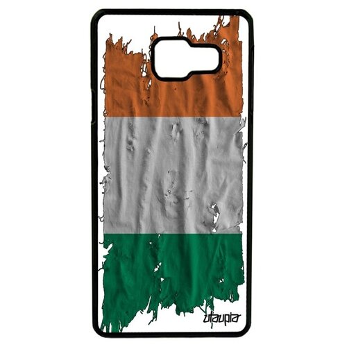 фото Дизайнерский чехол для // samsung galaxy a3 2016 // "флаг ирландии на ткани" страна дизайн, utaupia, белый