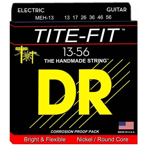 Струны для электрогитар DR MEH-13 TITE-FIT