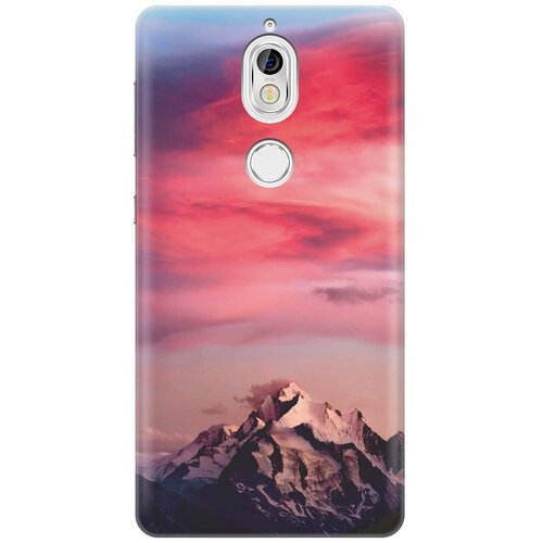 фото Силиконовый чехол на nokia 7 / нокиа 7 с принтом "горы и небо" gosso