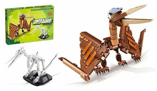 Конструктор серии Динозавры, 743 дет, коробка