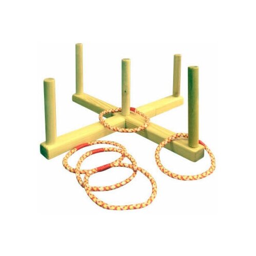 Кольцеброс Ранний старт деревянный с 5 кольцами