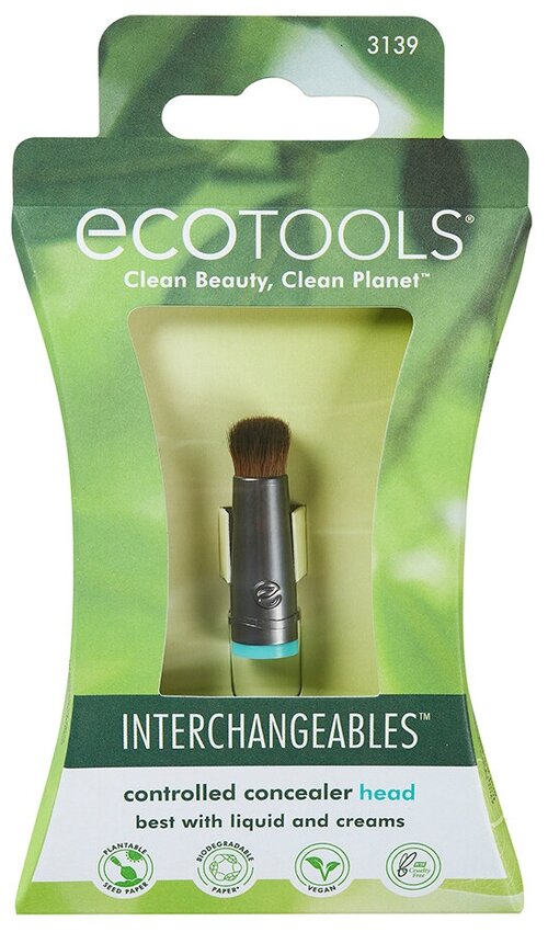 Сменная насадка кисти для консилера EcoTools Interchangeables Controlled Concealer Head