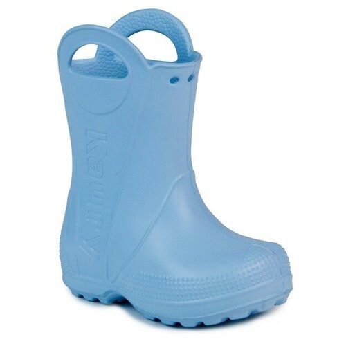 фото Сапоги детские, цвет голубой, размер 22/23 каури