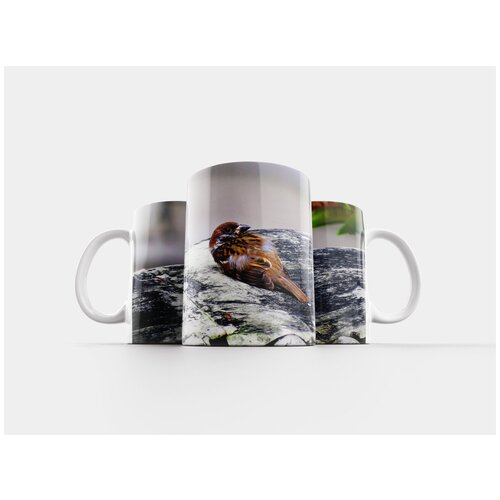 фото Кружка "птица, небольшой, раненый" 320 мл lotsprints