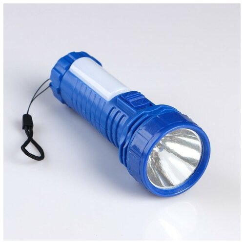 фото Летние туристические фонарики/ фонарь ручной "колор", 8 led, 2 режима, 3 аа, 5.5 х 5.5 х 16 см, mikimarket