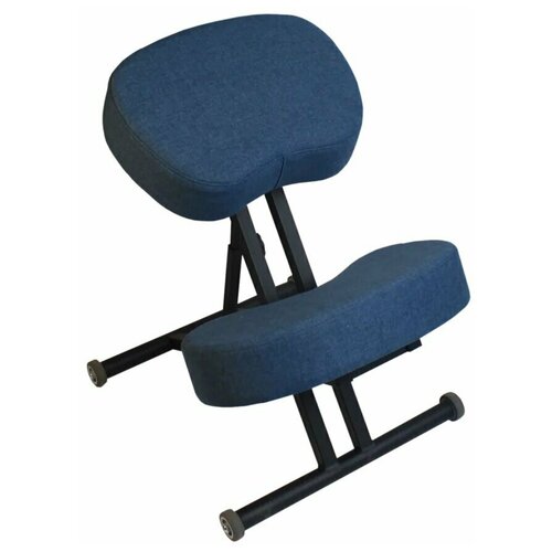 фото Коленный стул олимп комфорт синий