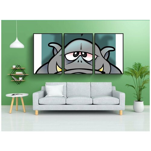 фото Набор модулных постеров для интерьера "аватар, угнетать, капризный" 60x90 см. в тубусе, без рамки lotsprints