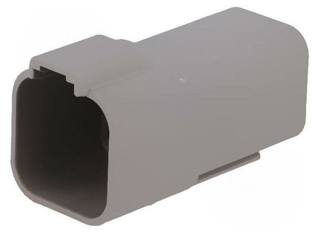 Разъем DEUTSCH DT04-6P, Разъем провод-провод, DT, вилка, 