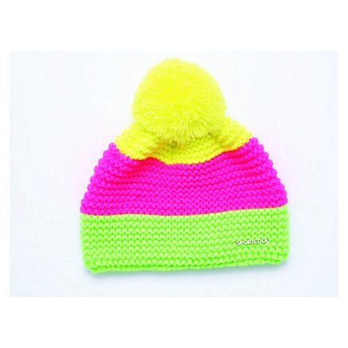 Шапка Sportcool, размер Uni, желтый, розовый шапка sportcool размер onesize желтый зеленый