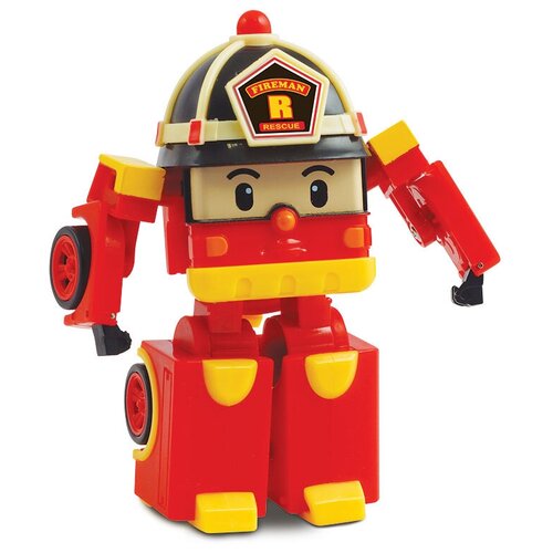 Robocar Silverlit Игрушка Робокар Поли (Robocar Poli) - Рой трансформер (7 см) silverlit robocar poli roy fire station 83409 серый красный