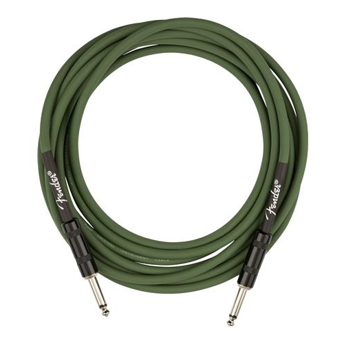 Fender Strummer Pro 13' Instrument Cable Drab Green гитарный кабель, зеленый