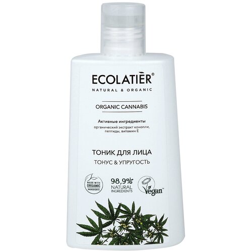 Тоник для лица Ecolatier Green Organic Cannabis, 250 мл