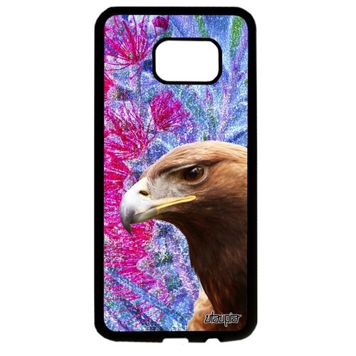 фото Красивый чехол для смартфона // samsung galaxy s7 edge // "орел" сокол хищник, utaupia, розовый