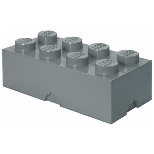 фото Ящик для хранения lego 8 storage brick темно-серый