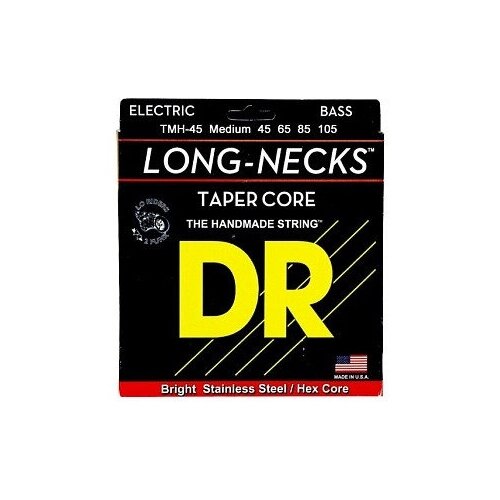 фото Струны для бас-гитары dr string tmh-45