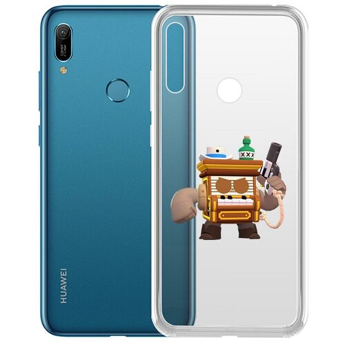 фото Чехол-накладка clear case brawl stars-8-бит из салуна для huawei y6 (2019)/y6s/honor 8a/8a pro/8a pr krutoff group