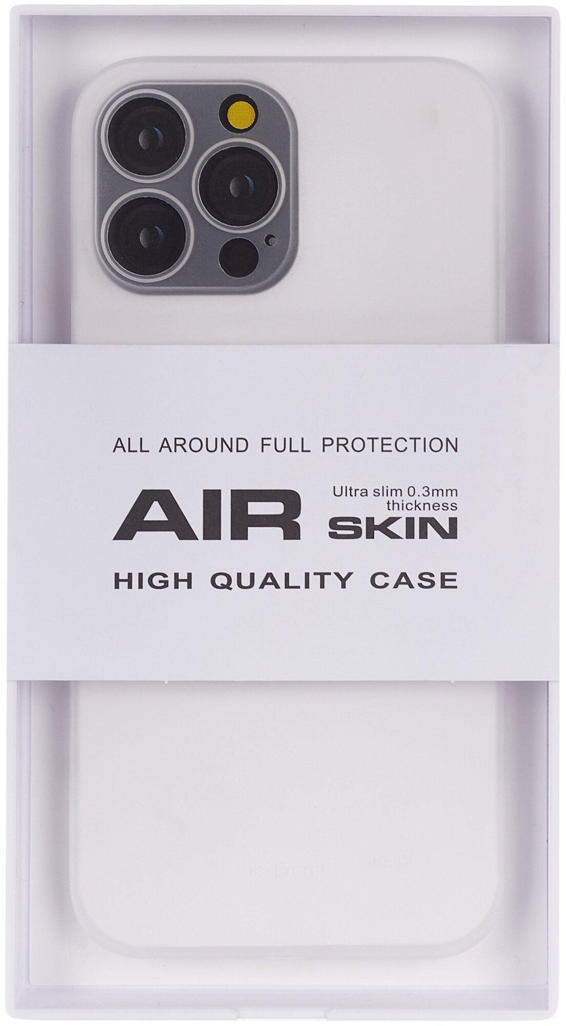 Чехол для iPhone 12 Pro AIR Skin-Белый