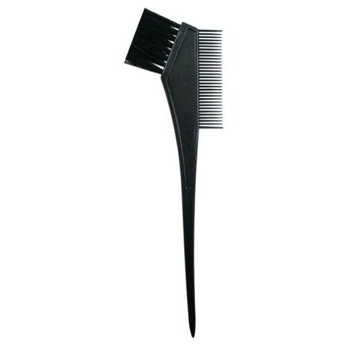 Lei Кисть для окраски волос 30мм, с расчёской, черная