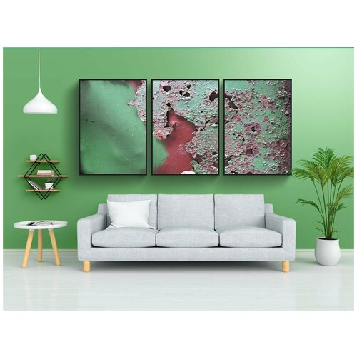 фото Набор модулных постеров для интерьера "задний план, структура, шаблон" 60x90 см. в тубусе, без рамки lotsprints