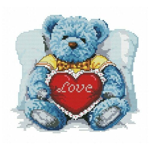 Купить Набор для вышивания Белоснежка 777-14 Медвежонок с сердцем