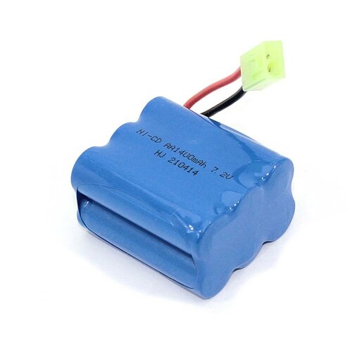 Аккумулятор Ni-Cd 7.2V 1400 mAh AA Row разъем mini Tamiya аккумулятор ni cd 9 6v 1000 mah форма row разъем tamiya nicd 96r 1000 tamiya