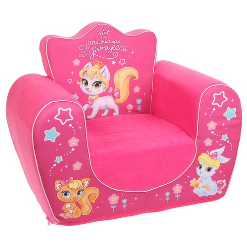Мягкая игрушка Кресло: Настоящая принцесса, цвет розовый 2927370 .