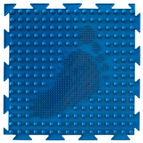 фото Массажный коврик ортодон "ёлочка" мягкая (синий) правый 1 пазл
