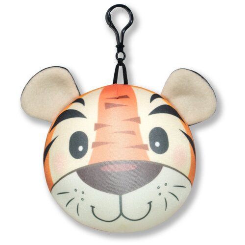 фото Мягкая игрушка подвеска антистресс штучки, к которым тянутся ручки "тигренок шарик", оранжевый
