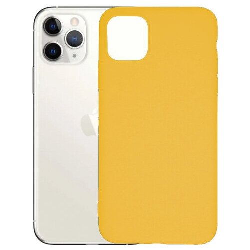 Матовый чехол MatteCover для Apple iPhone 11 Pro Max силиконовый жёлтый матовый чехол mattecover для apple iphone xs max силиконовый бирюзовый