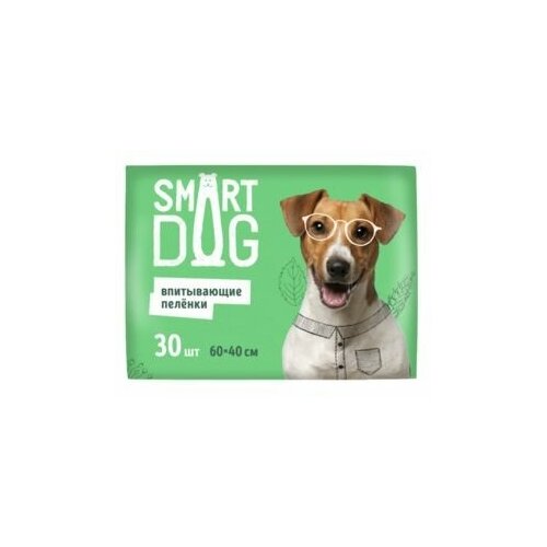 Smart Dog ХИТ! Smart Dog впитывающие пеленки для собак 60х40, 30 шт