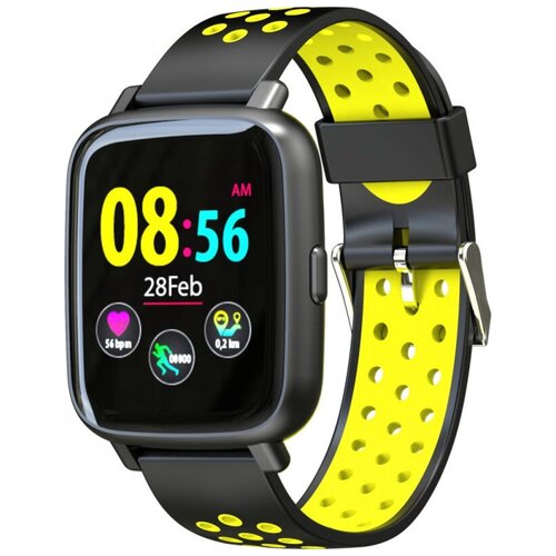 Смарт-часы Jet Sport SW-5 52мм 144 IPS черный SW-5 YELLOW 354100₽