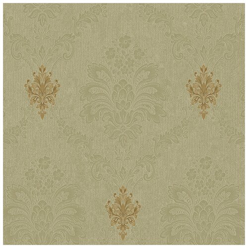 Обои Bernardo Bartalucci Gabriella 84140-5 Винил на флизелине 1061005 Зеленый Дамаск 3375₽