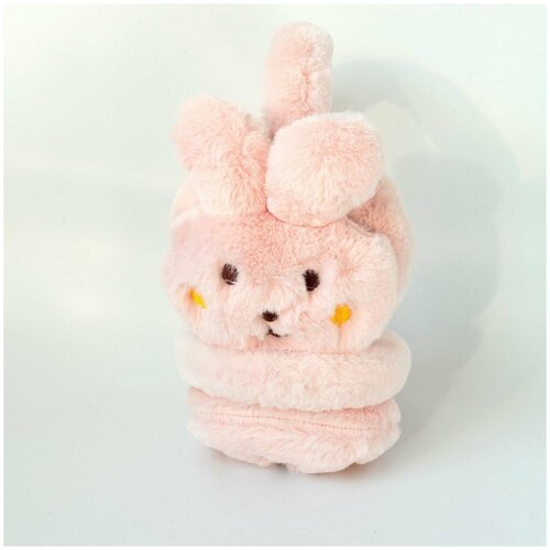 Наушники зимние утеплённые розовые с зайчиком 1 шт 32200₽