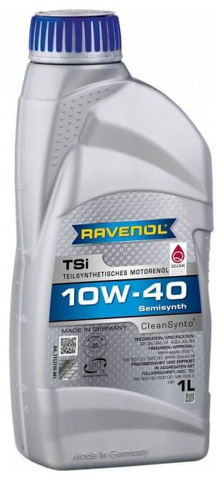 Синтетическое моторное масло RAVENOL TSi SAE 10W-40