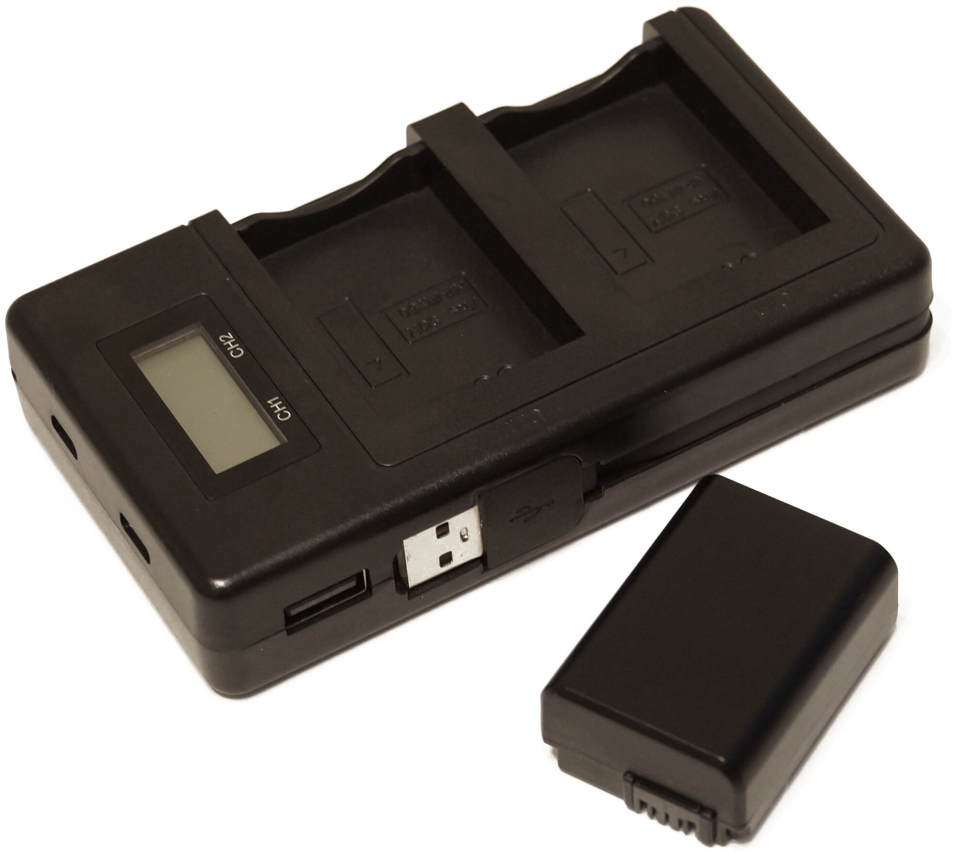 Зарядное устройство для Sony / Аккумулятор NP-FW50 для фотокамер Sony Alpha A6500, A6300, A6000, A5000, A3000, NEX-3, A7, 7R, A7R, A7R II