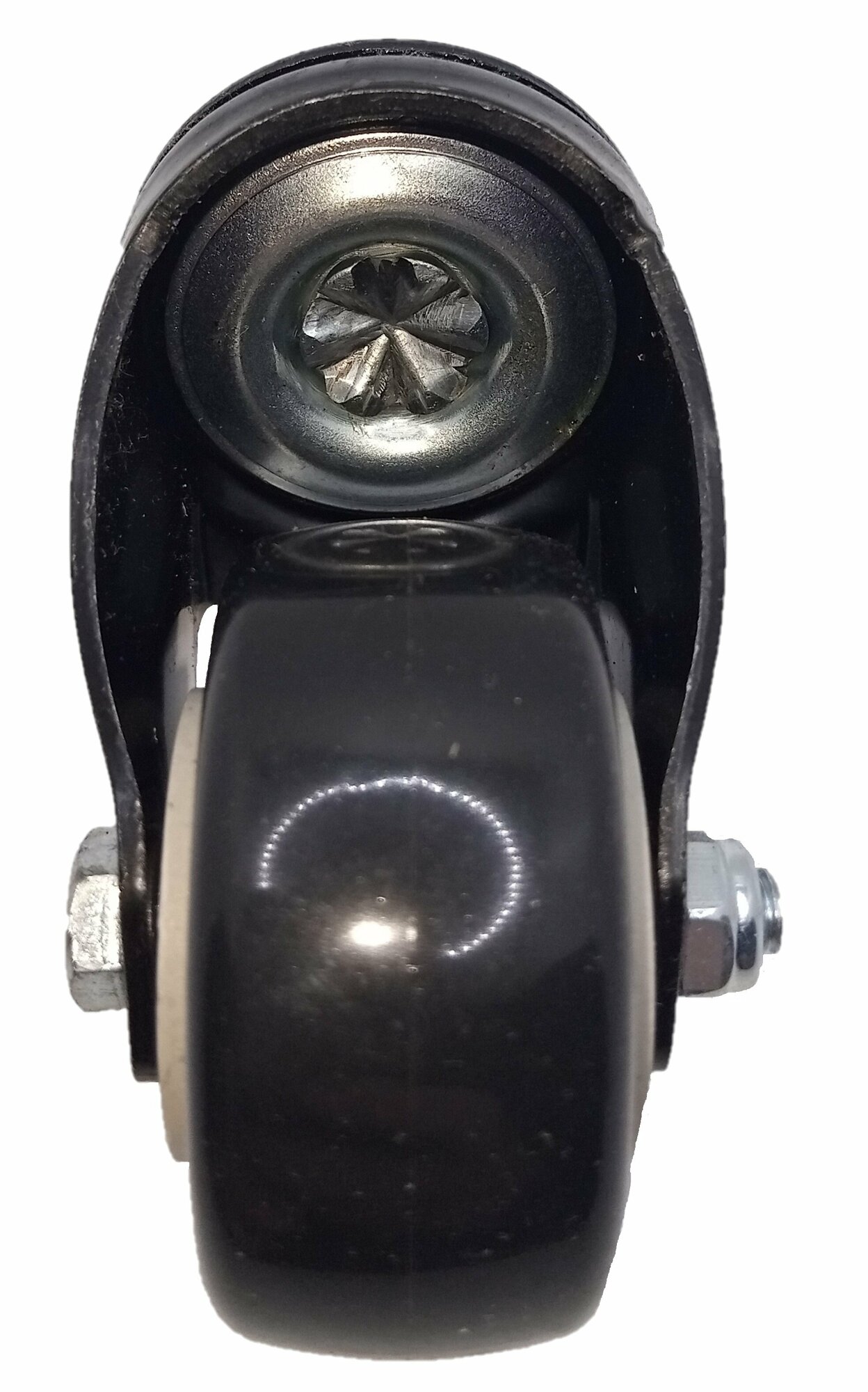 Колеса для тележек 50 мм с болтом М10, TPR резина - фотография № 5