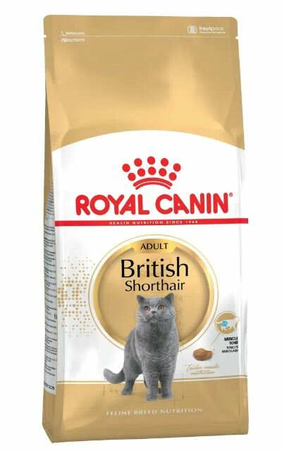 Корм сухой Royal Canin "British Shorthair Adult", для британских короткошерстных кошек , 4 кг