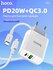Сетевое зарядное устройство HOCO C80A PD20W+QC3.0 (Type-C to Type...