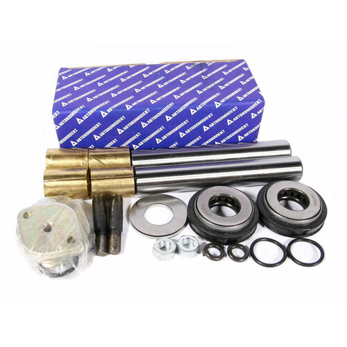 Шкворень 3302 к-т в сборе (полный) с усиленными крышками Автокомплект 3302-3000100 У